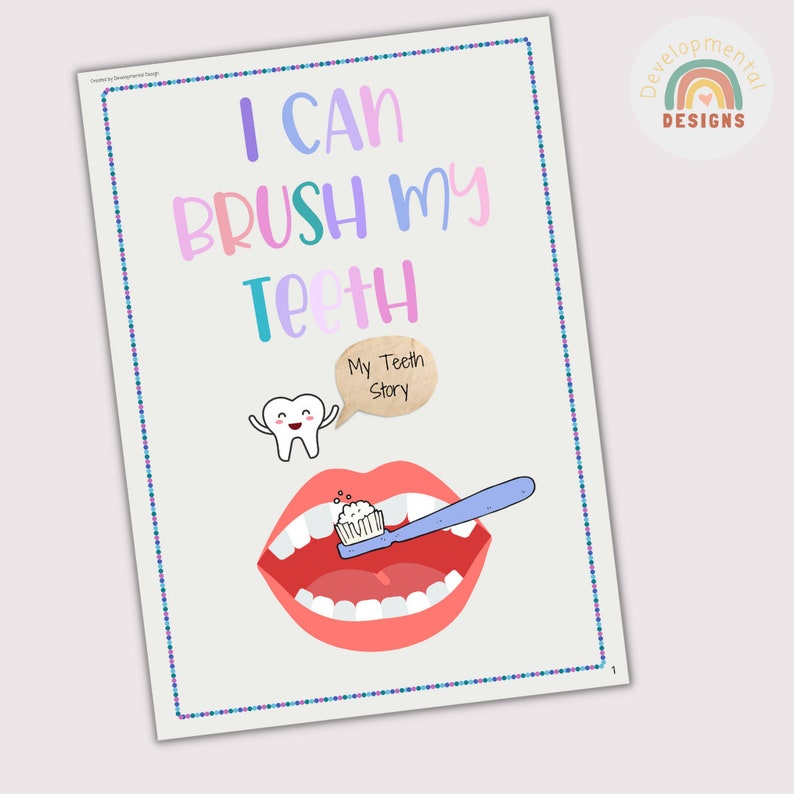 Teeth Brushing Social Story - Etsy