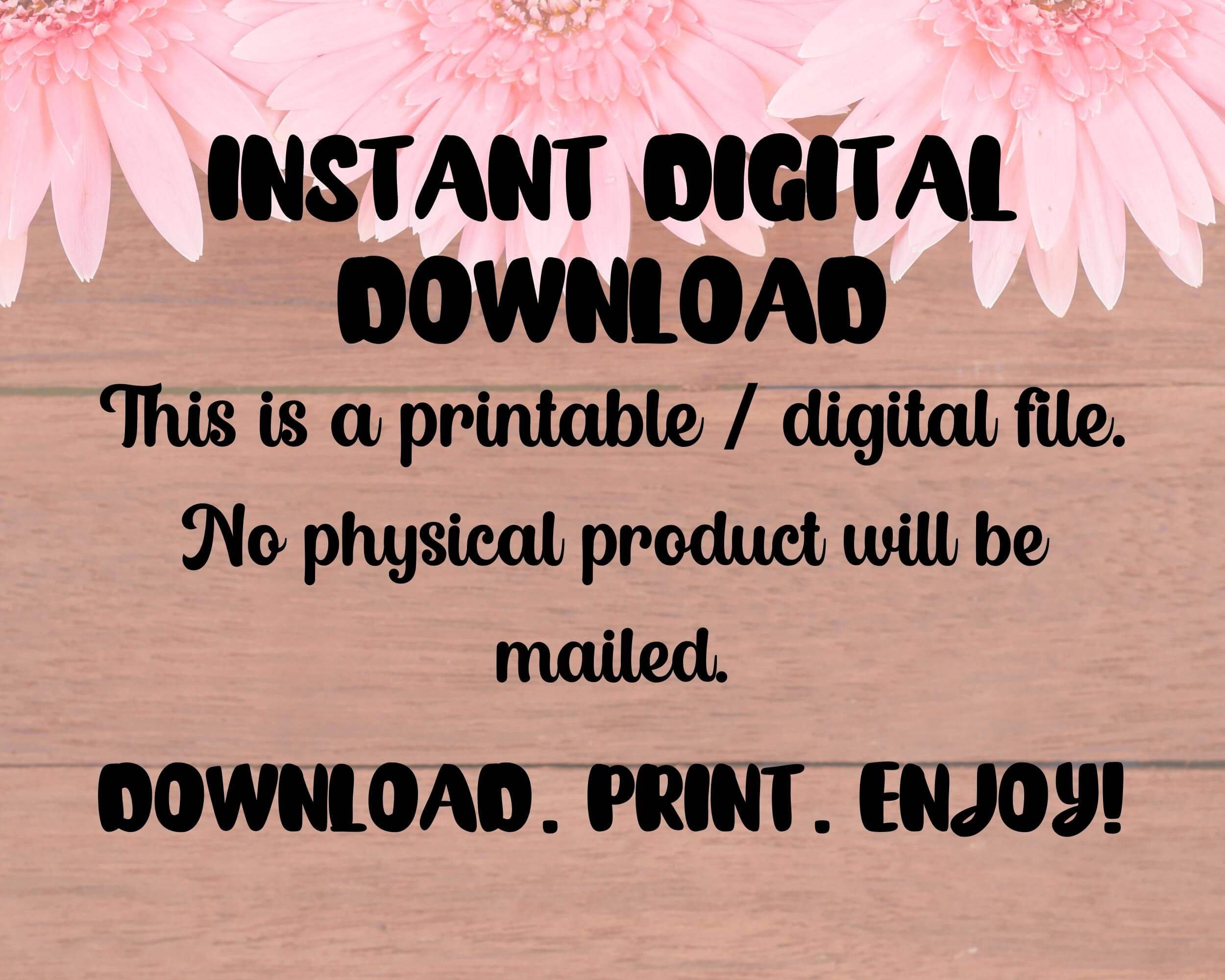 Flower Printable Journal Paper, Lined Paper, Unlined Paper, Printable ...