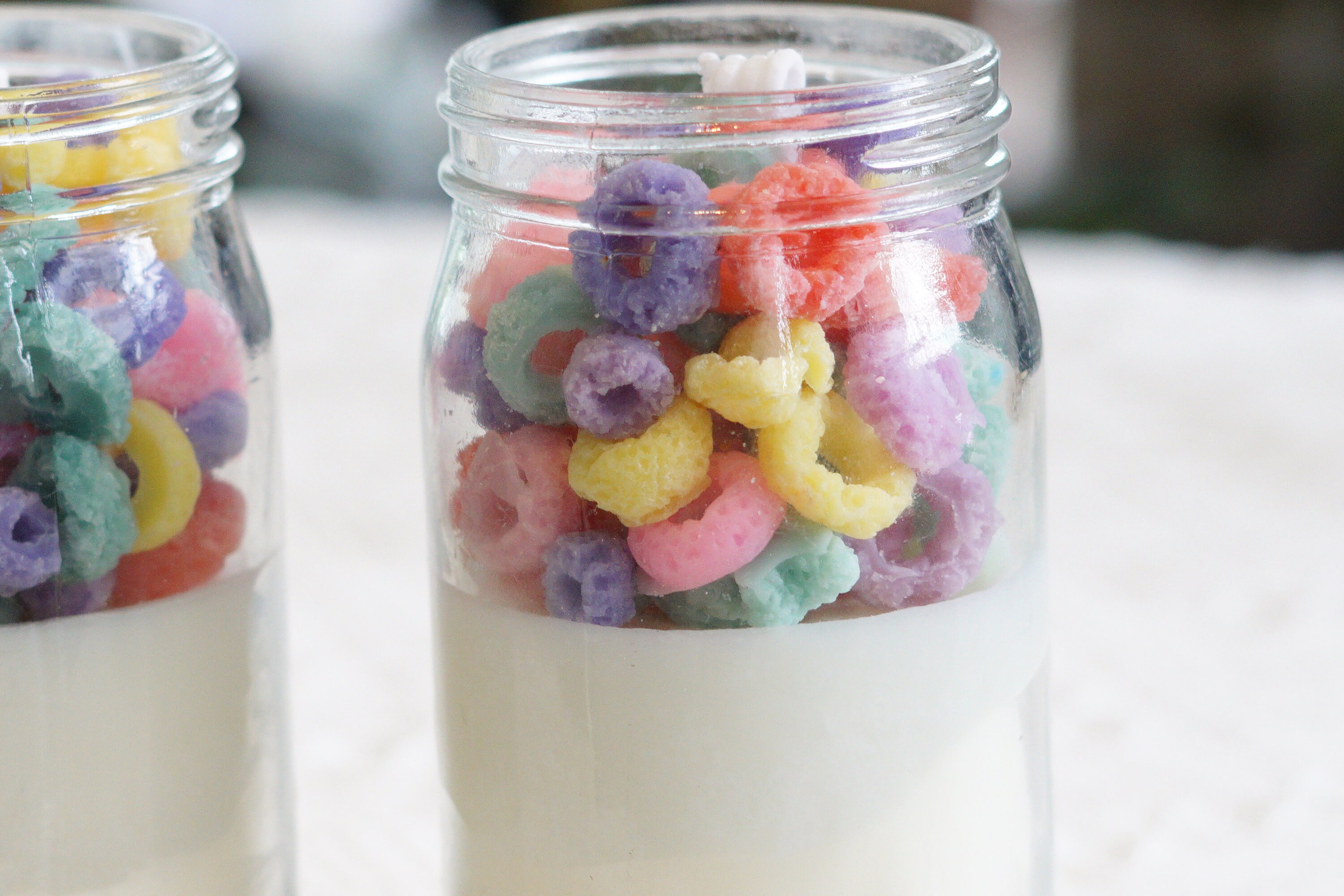 Fruit loops cereal candle soy wax candle Cute scented Etsy