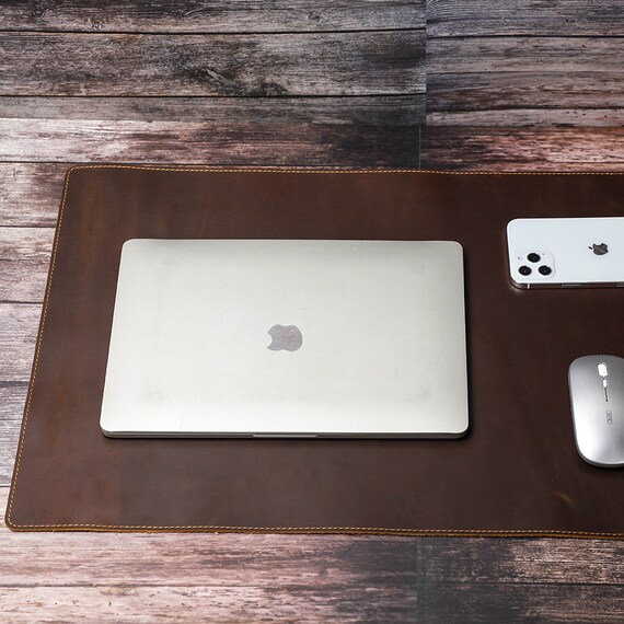 Leather 2024 laptop pad