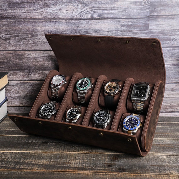 Leather Watch Box for Men Customized Watch Display Collection 