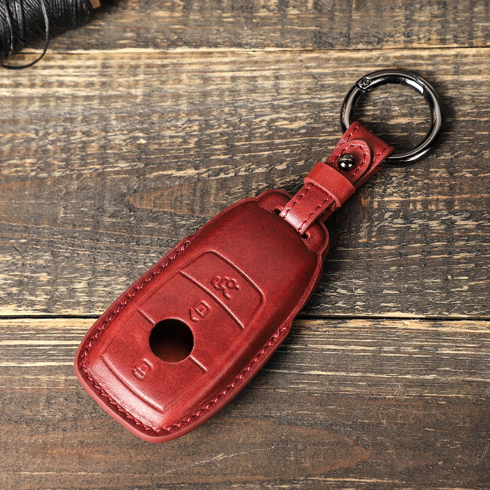 Creative Handmade Mercedes Benz Car Key Holder Leather Car Etsy