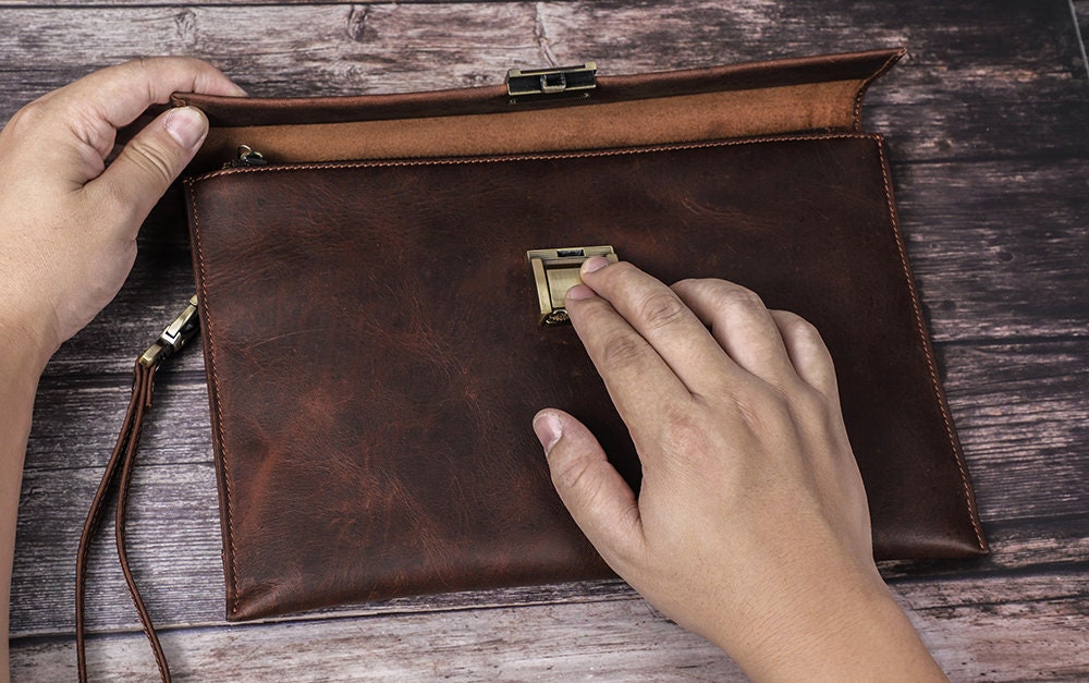 Anti Theft Clutch Bag Password Lock Bag 