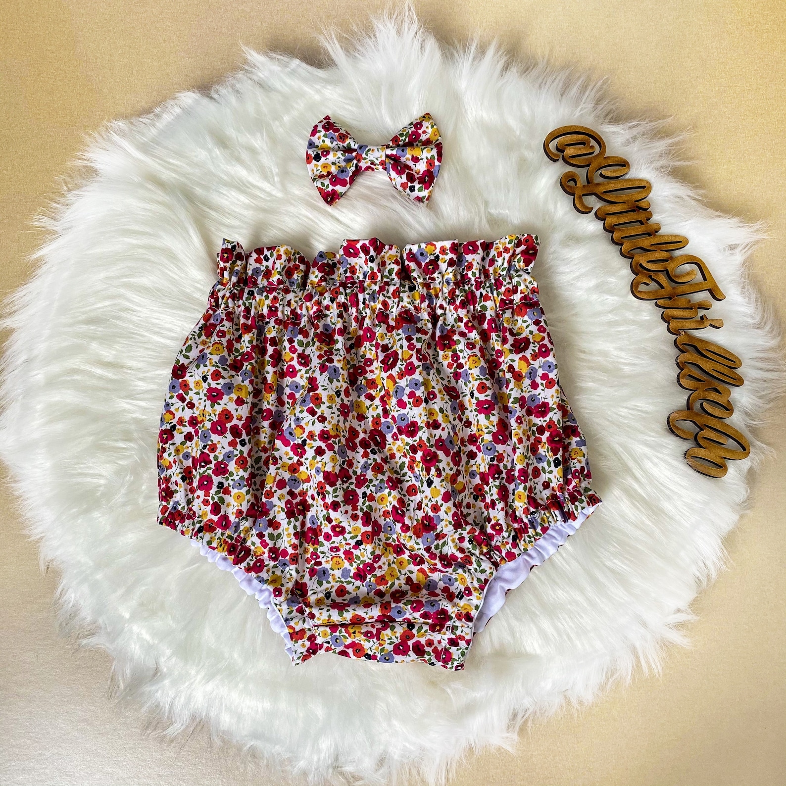 Girls Floral bloomers baby toddler young childrens summer Etsy