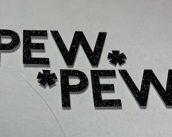 PEW PEW Sticker