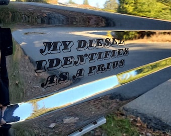 My Diesel Identifies As A Prius Sticker