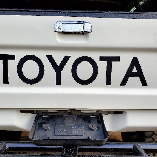 TOYOTA TAILGATE DECAL – Vinyl Sticker Graphic for Pickup