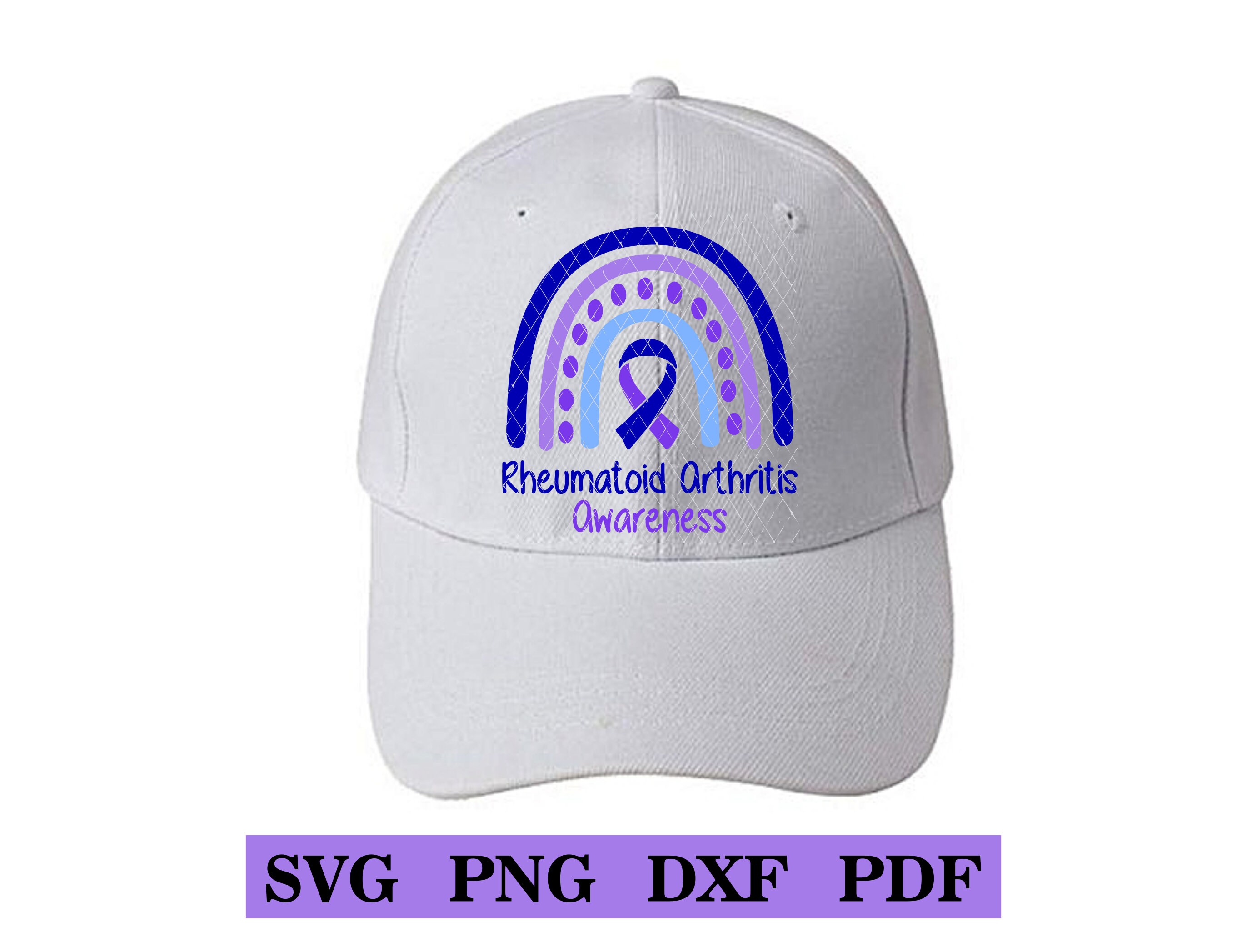 Rheumatoid Arthritis Awareness Rainbow, SVG, PNG, Tshirt Design