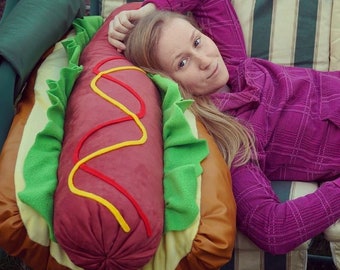 hot dog pillows