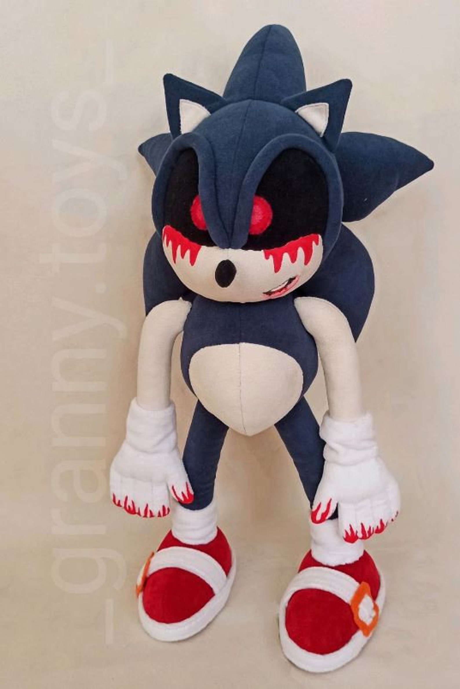 Sonic EXE 22 inch Sonic plush doll Plush stuffed doll Children | Etsy