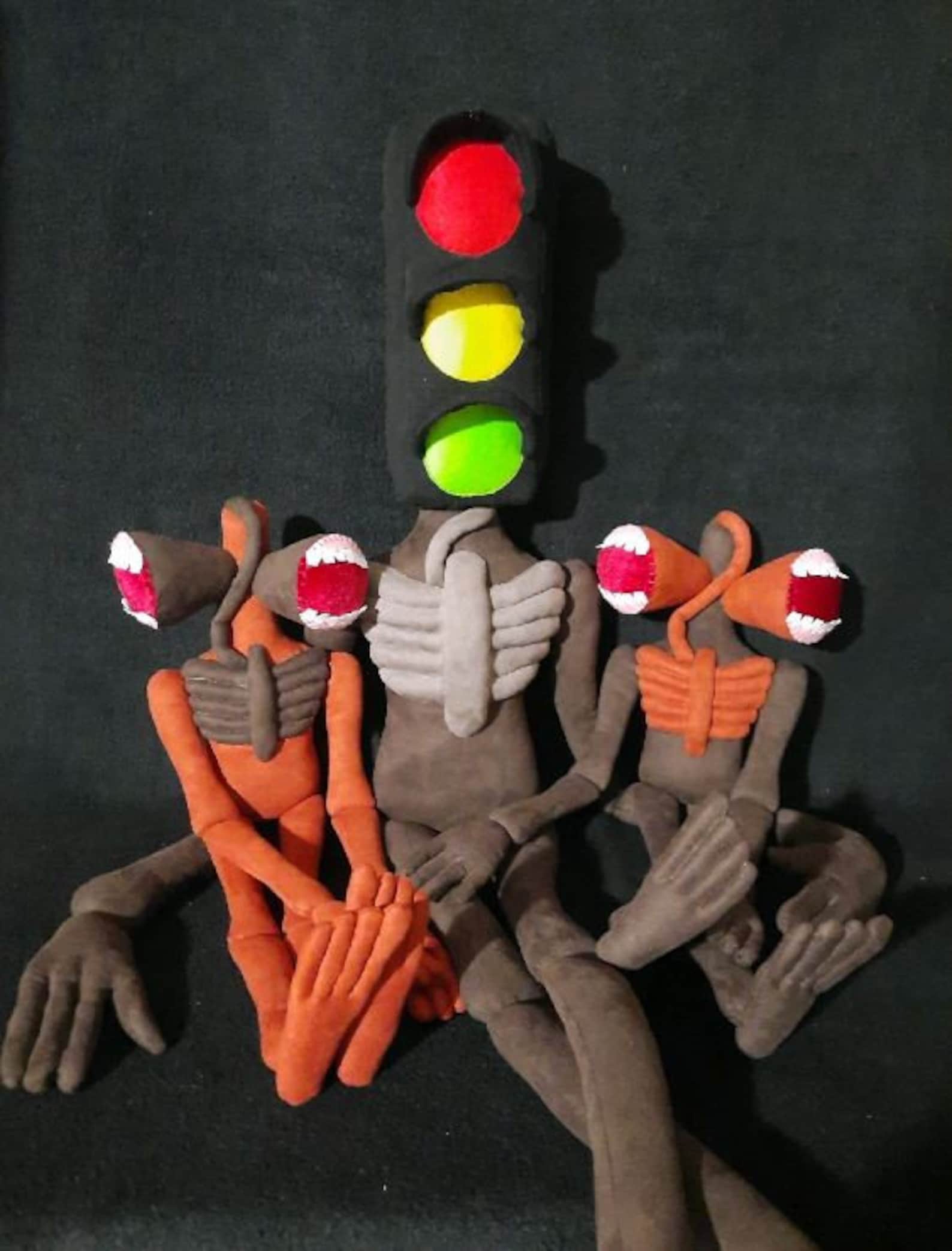 Traffic Light Head plush 42 inch Soft monster Children horror | Etsy