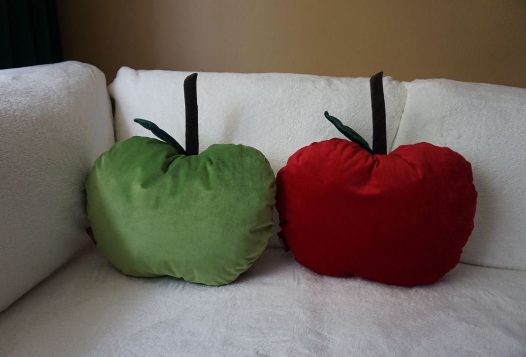 Pillow apple Plush food pillow Apple plush gifts Kids gifts Etsy