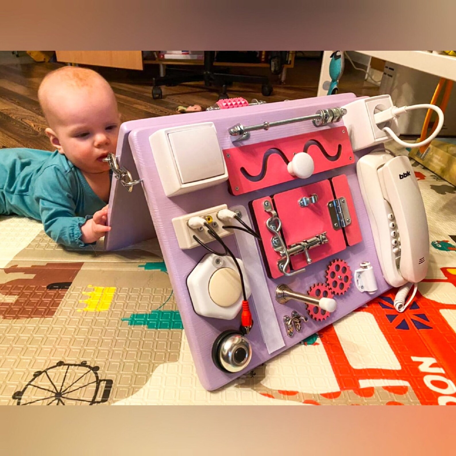 Bestes Baby Geschenk für 1 Jahr Aktivitätsbrett für Etsy