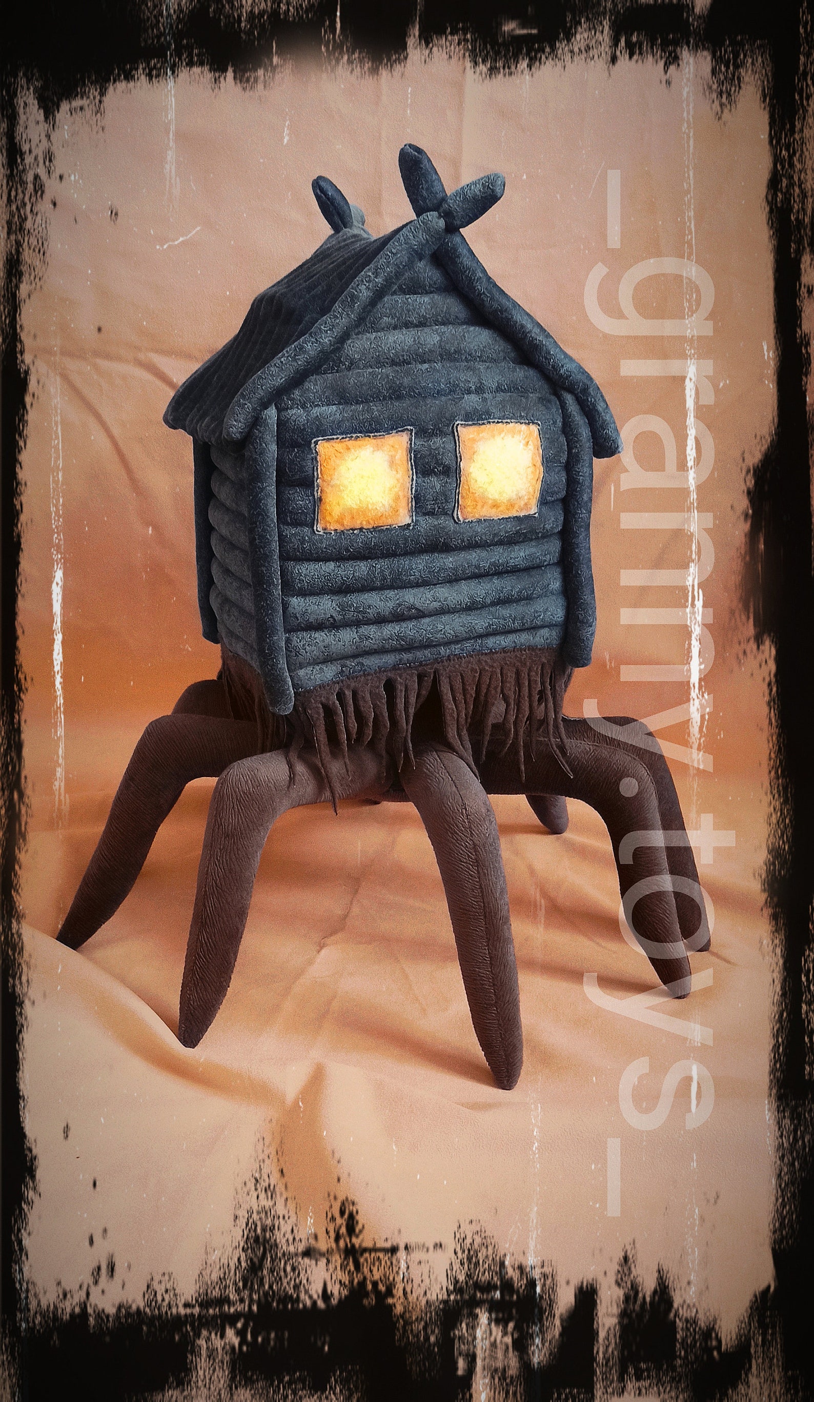 Househead Monster Plush Soft Cartoon Toys Trevor Henderson Etsy