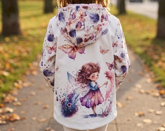 Softshelljacke für Kinder Gr. 122, Mädchenjacke