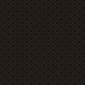 Könnte beinhalten: Ein nahtloses Muster aus komplizierten, überlappenden Kreisen in hellbrauner Farbe auf schwarzem Hintergrund.