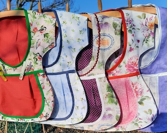 Clothespin bag, peg bag in various designs
