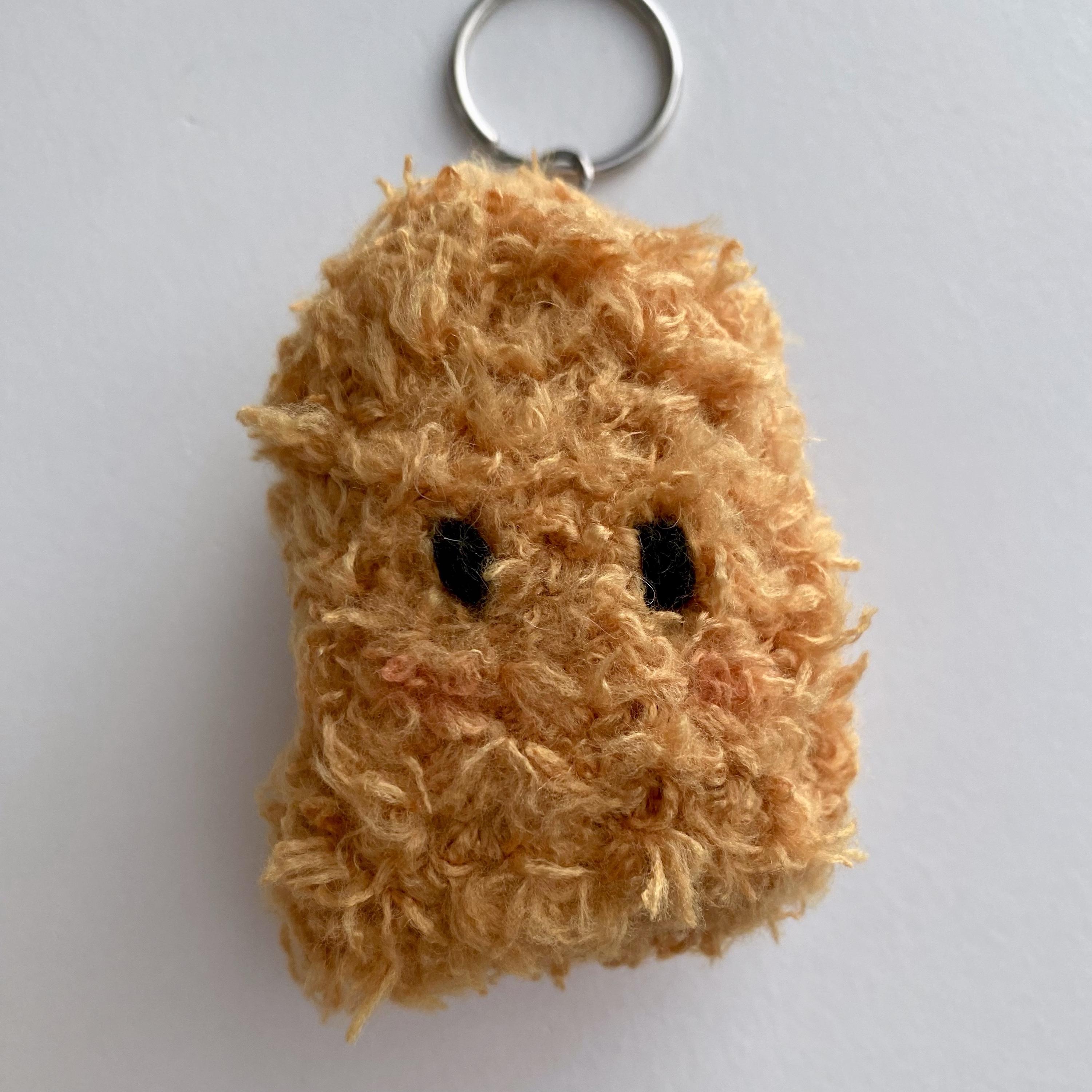 Nugget Key Chain Chicken Nugget Keychain, Kawaii Crochet Food Bag Charm, Emotional ...