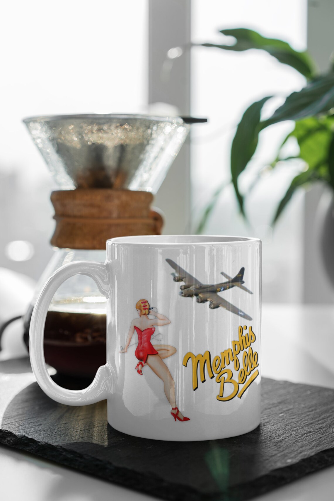Memphis Belle Coffee Mug 11oz B17 Coffee Mug History Mug Etsy