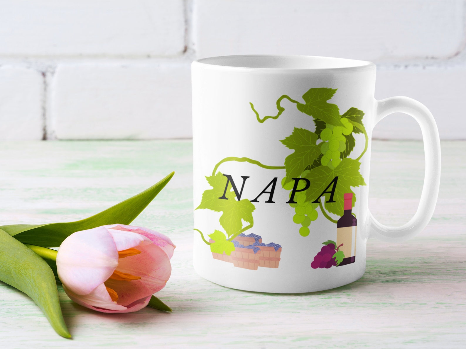 Napa California USA 11oz Coffee Mug Napa Valley Mug Wine Etsy