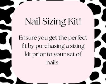 Press on nails sizing kit!