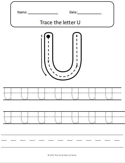 Have Fun With Letter U | Etsy