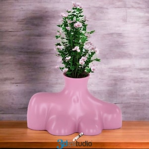 3D Print File, Women Body Vase, Stl File 3d Printing, Vase Stl Files