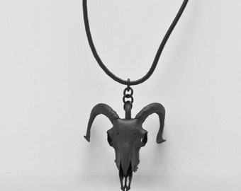 3D Print File, Bison Skull Necklace, Stl File 3d Printing, Pendant Stl Files