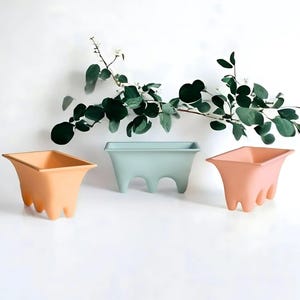 Planter Model-15 STL File, Planter 3D Print Files, STL Files for 3D Printers