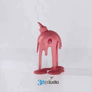 Melting Bomb 3D Print Stl File