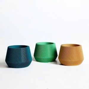 Planter Model-5 STL File, Planter 3D Print Files, STL Files for 3D Printers