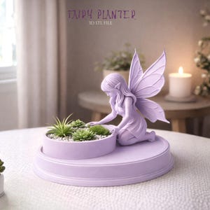 Archivo STL de maceta de hadas, decoración de fantasía para el hogar, maceta imprimible en 3D