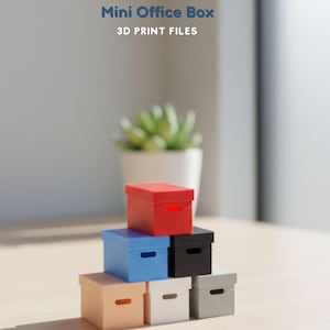 Mini Office Box 3D STL-filer