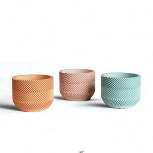 Planter Model-18 STL File, Planter 3D Print Files, STL Files for 3D Printers
