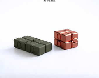 Infinity Cube 3D Stl Files, 3D Cube Toy Print Files