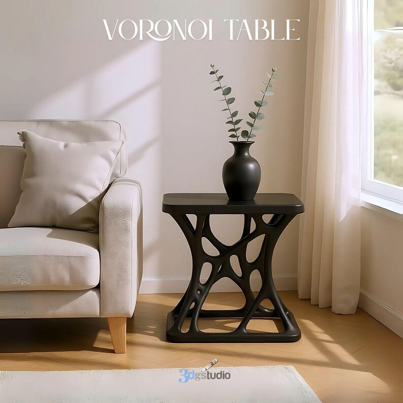 Voronoi Table STL File: Modern 3D Print Model (digital Download - Etsy