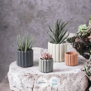 Planter Model-43 3D Print STL File For 3D Printers