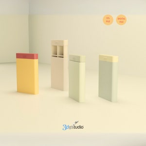 Pill Box 3D Stl File, Stl File 3d Printing, Storage Stl Files