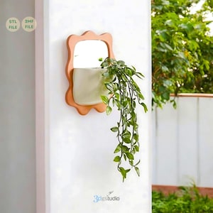 Boho Wall Planter Stl File, Stl File 3d Printing, Wall Planter 3D Print Files