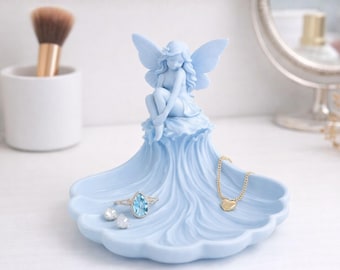 Fairy Wave Jewelry Stand STL File, Fantasy Jewelry Organizer, 3D Printable Vanity Decor