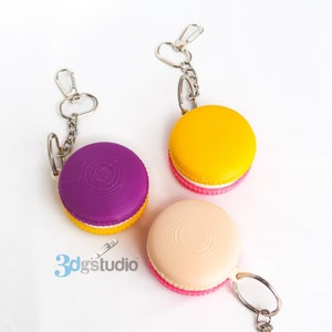 Macaron Keychain 3D Stl File, Stl File 3d Printing, Keychain Print ...