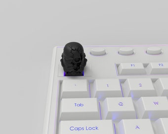 Stormtrooper Skull Keycap 3D Print Stl File | 3D Keycap Model STL