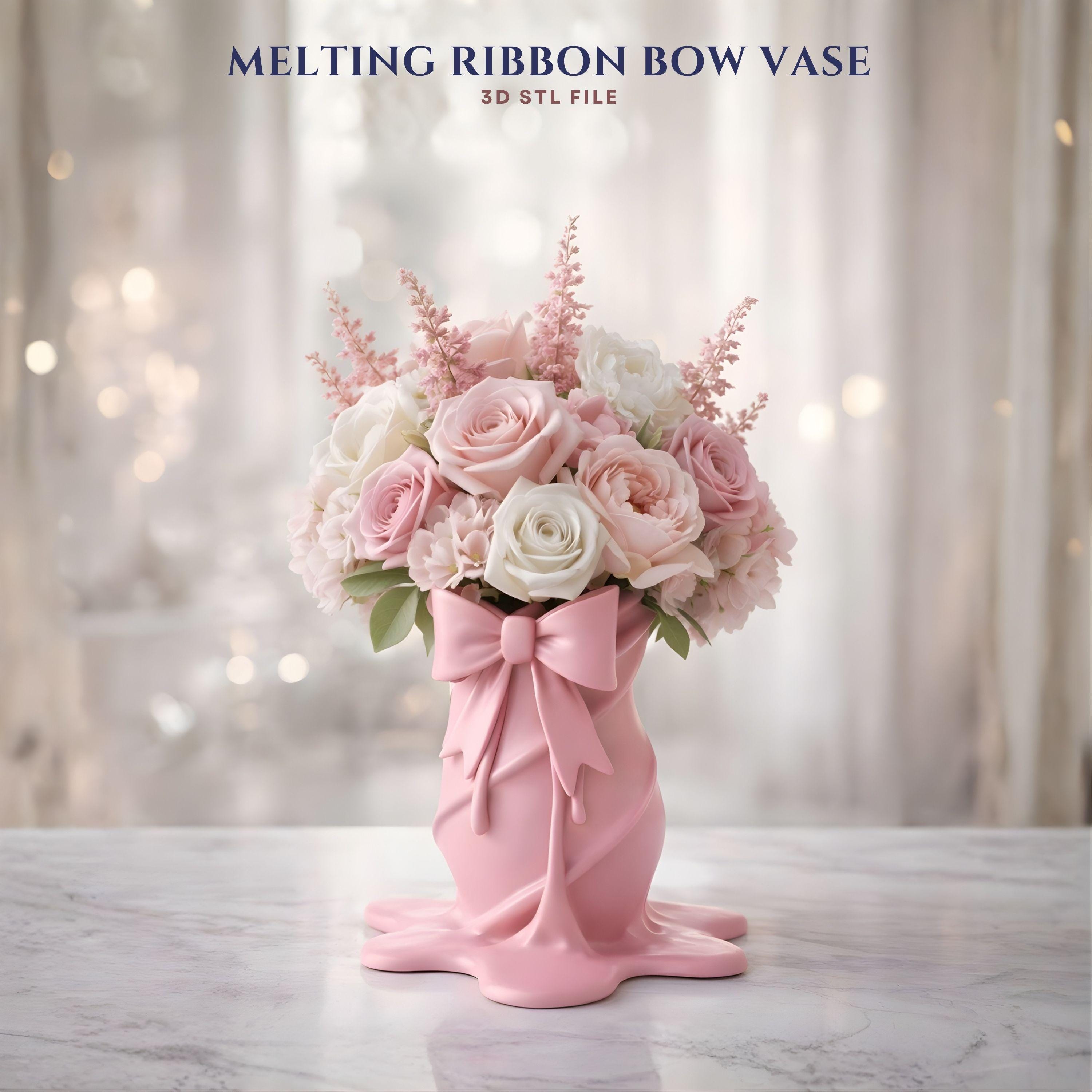 Ribbon Bow Vase - Etsy