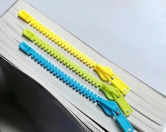 Zipper Bookmark 3D STL Files, Bookmark 3D Print Files
