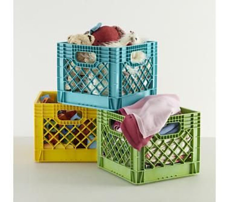 Mini Milk Crate 3D Stl File Stl Files for 3D Printers 3D Etsy