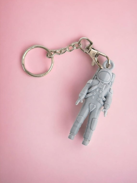 Astronaut Keychain 3D Stl File 3D Keychain Print Files 