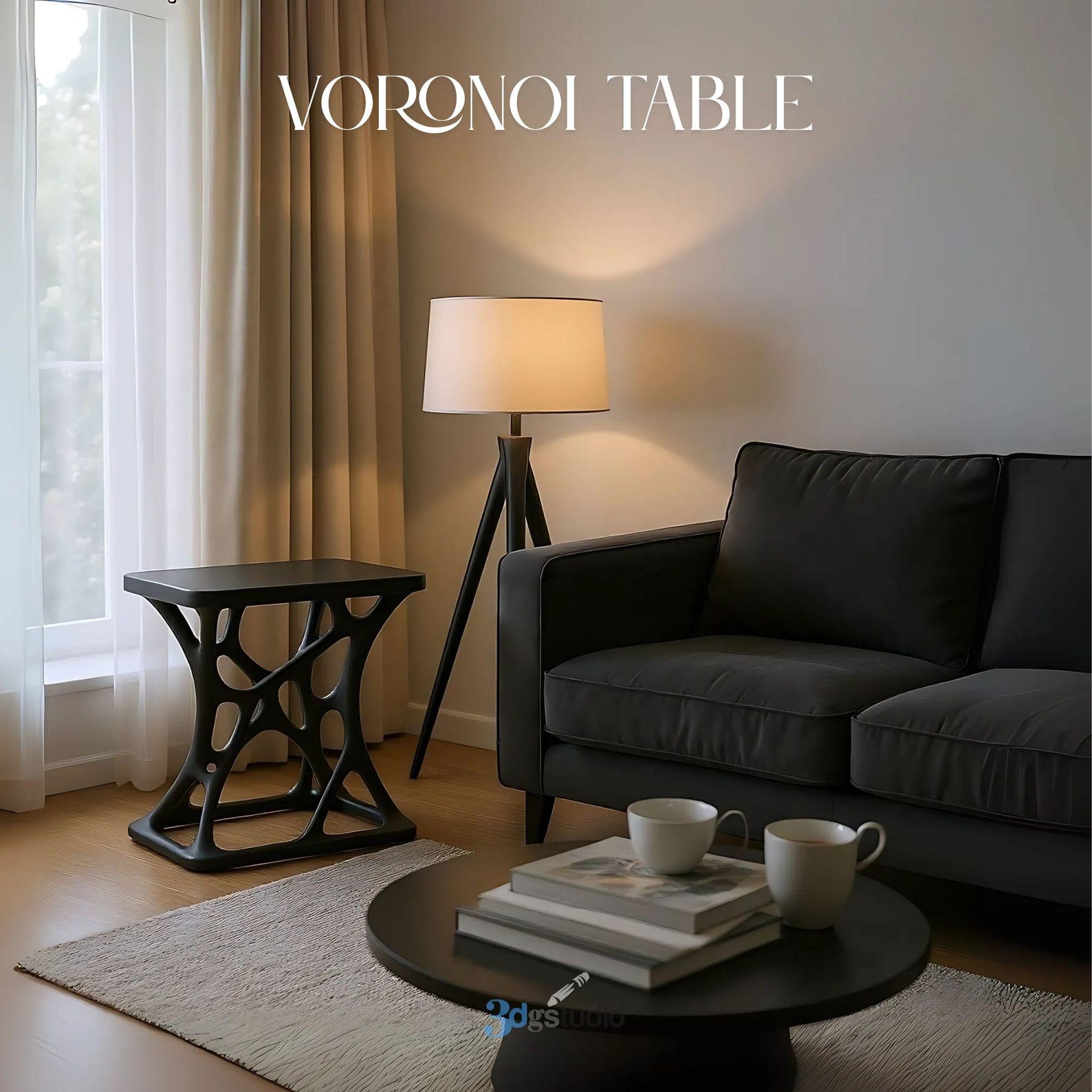 Voronoi Table STL File: Modern 3D Print Model (digital Download - Etsy