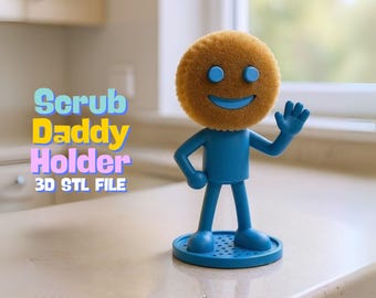 Archivo STL 3D de soporte para fregar: modelo imprimible de organizador para fregadero de cocina