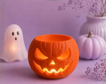 ジャック・オー・ランタン・パンプキンSTLファイル、3Dハロウィンプリントファイル
