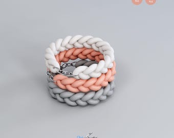 Knitted Bracelet 3D Print Stl Files, Bracelet 3D Print Files